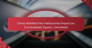Camas Abatibles Para Habitaciones Pequeñas: Funcionalidad, Espacio, Comodidad