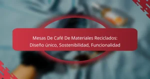 Mesas De Café De Materiales Reciclados: Diseño único, Sostenibilidad, Funcionalidad
