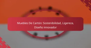 Muebles De Cartón: Sostenibilidad, Ligereza, Diseño innovador